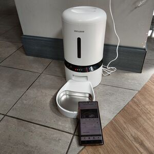 Petlibro Granary Smart CAMERA pet Feeder WHITE 5L Single Bowl PLAF 203